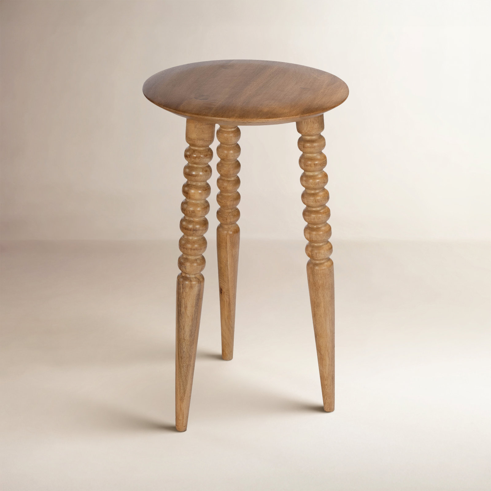 Lessing 14" Mango End Table, Brown