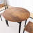 Modern 3-Piece Round Dining Table Set