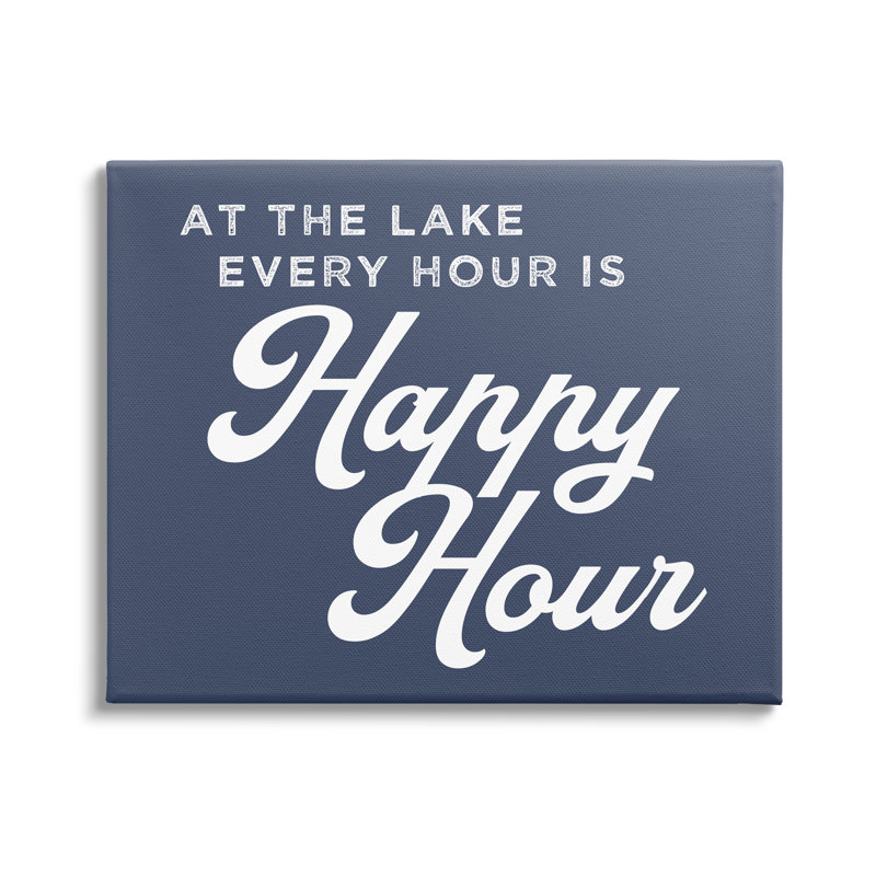 Panneau nautique Ever Hour, Toile, H 30 po x l 30 po x P 1,5 po