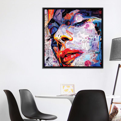 « society », impression sur toile