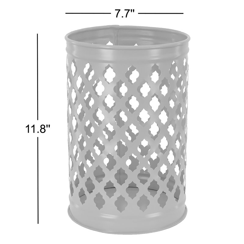 11.8'' H Iron Tabletop Lantern