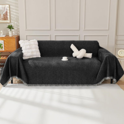 Cotton Box Cushion Sofa Slipcover