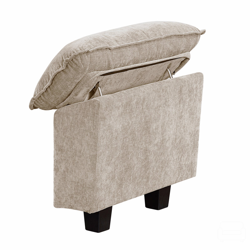 Canapé modulaire 6 pièces Modern Modern, Chenille brun