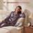 Upholstered Platform Bed, No Assembly Required Compression bed With Innerspring Mattress-389188042-389146169