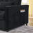 Collinward 53" W Murphy Sofa Bed Loveseat with Adjustable Tufted Back and USB Outlet-297002983-297003004