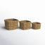 Charton Handmade Seagrass Decorative Basket - Set of 3
