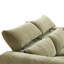 Canapé inclinable électrique surdimensionné moderne en chenille de 186 cm de large, à double moteur et appui-tête réglable manuellement