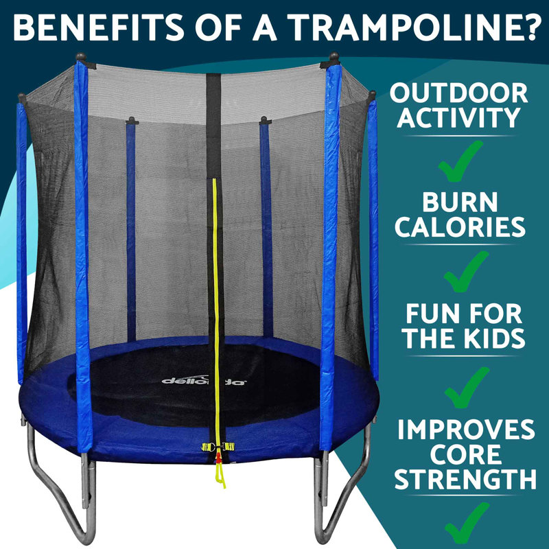 8' Trampoline with Safety Enclosure