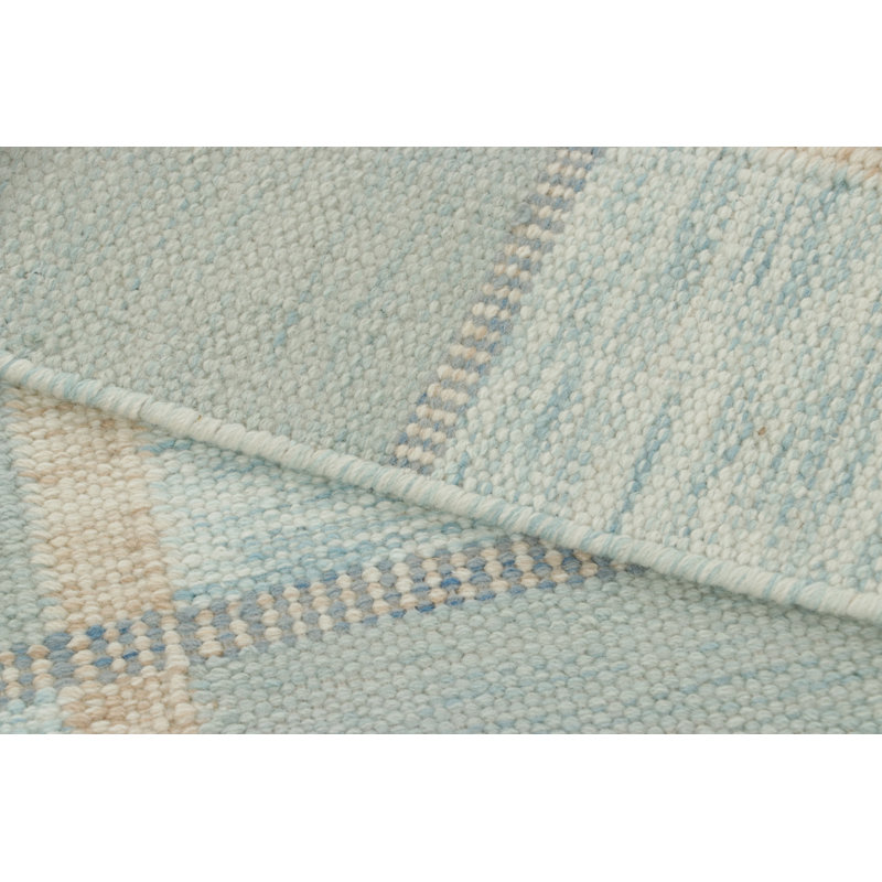 Scandinavian Wool Geometric Area Rug, Rectangle 9' x 12'