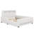 PU Upholstered Platform Bed With Drawer, LED Light Strip&USB Port-1929272844-1929272845