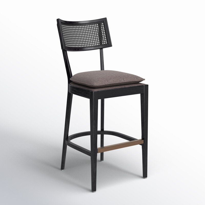 Britt Counter & Bar Stool, Black, Counter Stool (26" Seat Height), Cream