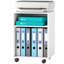 55.5cm H x 40cm W Printer Stand