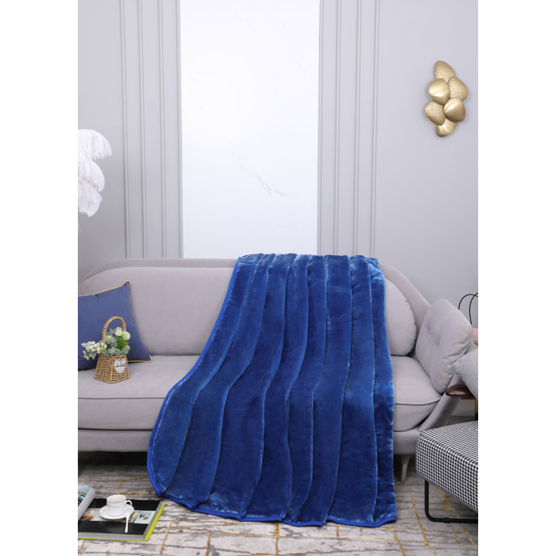 Bernestine Throw Blanket, W150 x L200cm, Blue
