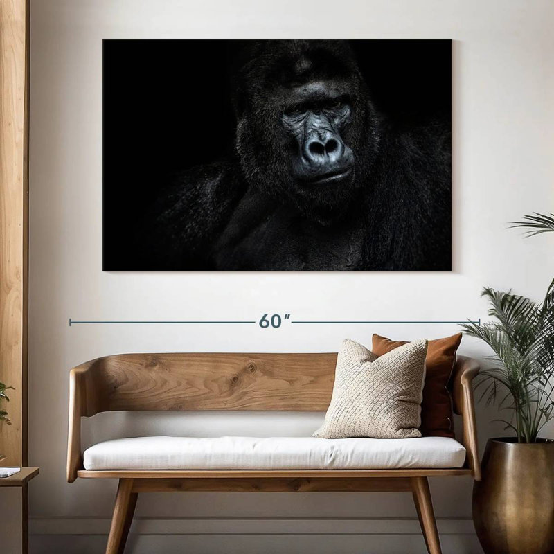 Brampt Serious Gorilla, 34" H x 51" W