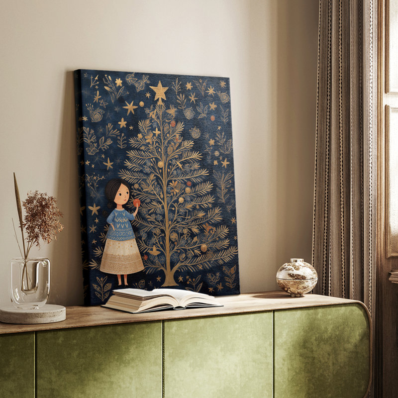 Art des Fêtes de Noël DCXLV III - galerie sur mesure, H 48 po x l 32 po