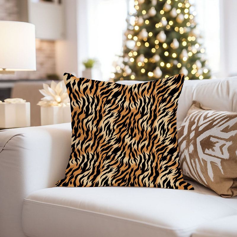 Animals Abstract Animal Print Pattern VII Modern, 16"H x 16"W