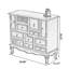 Commodes et commodes rectangulaires en bois manufacturé vert-346199986