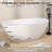 55'' x 29.5'' Freestanding Soaking Acrylic Bathtub
