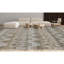 Tapis gris et brun noué à la main de haute qualité