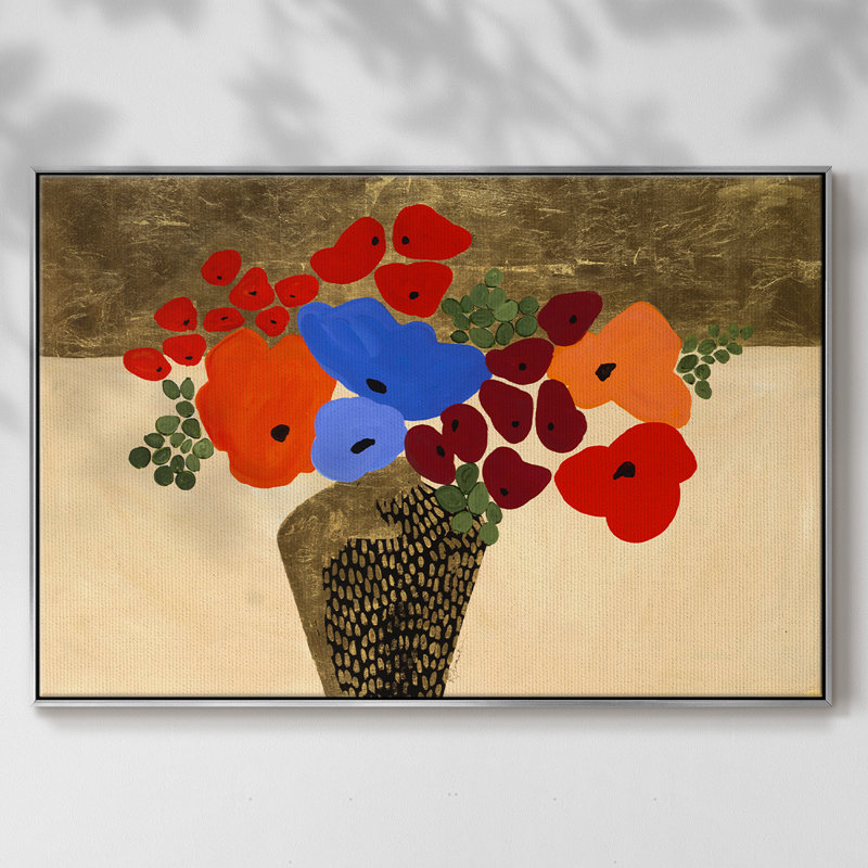 " Defining Moment ", 17" H x 25" W x 2" D, Silver Floater Framed Canvas