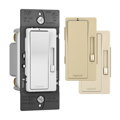 Radiant 700-Watt Single Pole and 3-Way Slide Dimmer