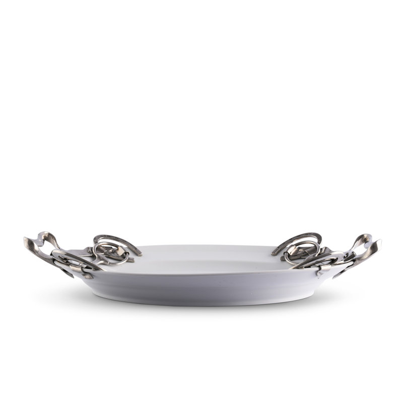 Equestrian Ceramic Decorative Tray
