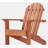 Wooden Kid's Adirondack Chair for Indoor and Outdoor, Natural Cedar Patio Lounge Chiar for Kids