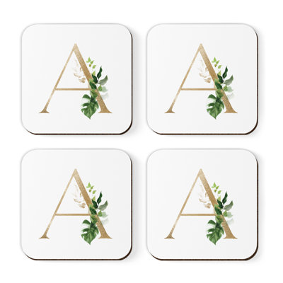 Sous-verre à monogramme Exotic
