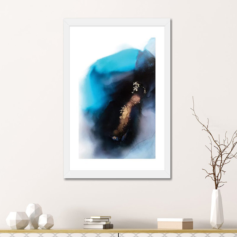 «Inception» par Spell rebond Fine Art - impression d'art graphique, 24" H x 16" W x1" D, White Paper, Blanc