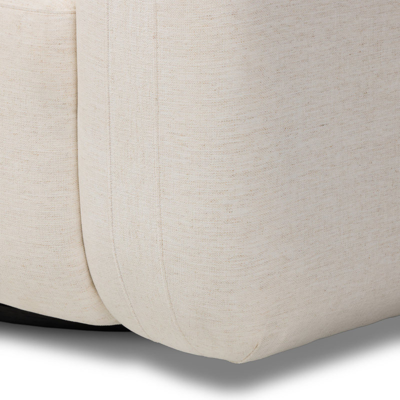 Nara Swivel Armchair, Crypton Nomad Snow