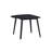 Real Black Finish Dining Table