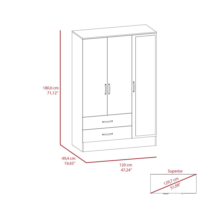 Armoire à miroir
