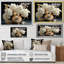 «Baroque Hydrangea» blanc et or V - Hydrangea, reproduction d'art sur toile encadrée-92533957-92533953