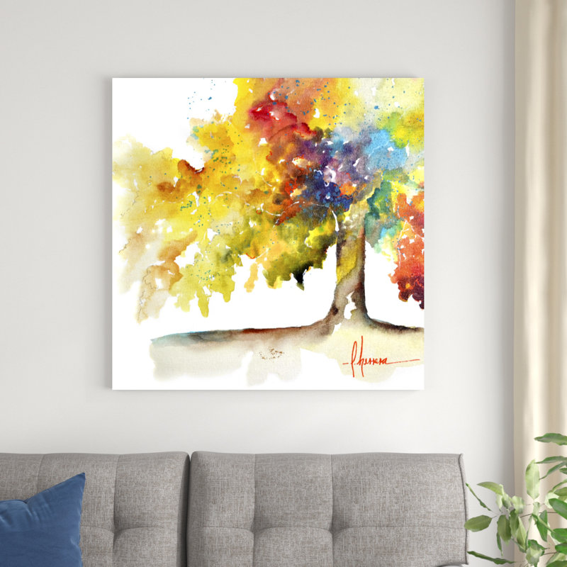 Rainbow Trees I, H 36 po x l 36 po x P 1,25 po