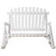 Chaise berçante d'extérieur en bois