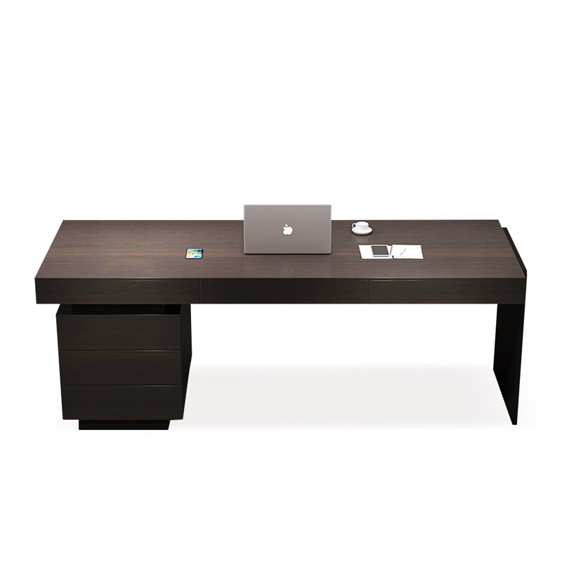 Bureaux à photo rectangulaire en bois manufacturé, H 29,33 po x l 70,67 po x P 31,30 po