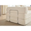 Canapé-lit de 78 po convertible, canapé modulaire en velours côtelé avec 2 coussins, canapé à plancher comprimé compact, idéal pour le salon, la chambre à coucher, un appartement, beige.-131141707