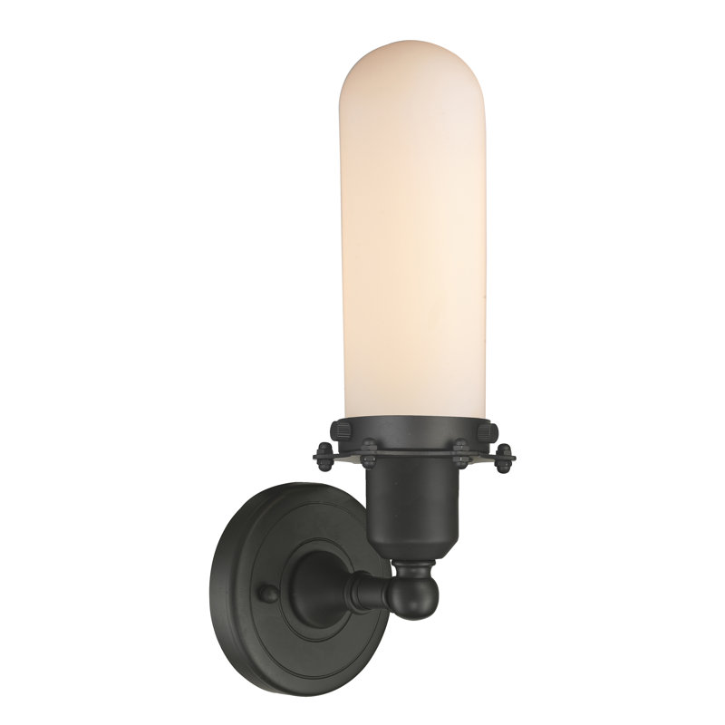 Eleanor Armed Sconce, Matte White, Oil Rubbed Bronze