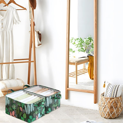 Ensemble de bacs de rangement en tissu