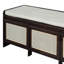 Banc de rangement rembourré avec tiroirs et coussin amovible-86907379