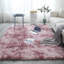 Tapis rose à poils longs Darric-639414960