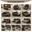Canapé Chesterfield 82,6 po rembourré en velours avec garniture cloutée et accoudoirs roulés, canapé de style Mid-Century moderne capitonné avec boutons, brun-1165501059