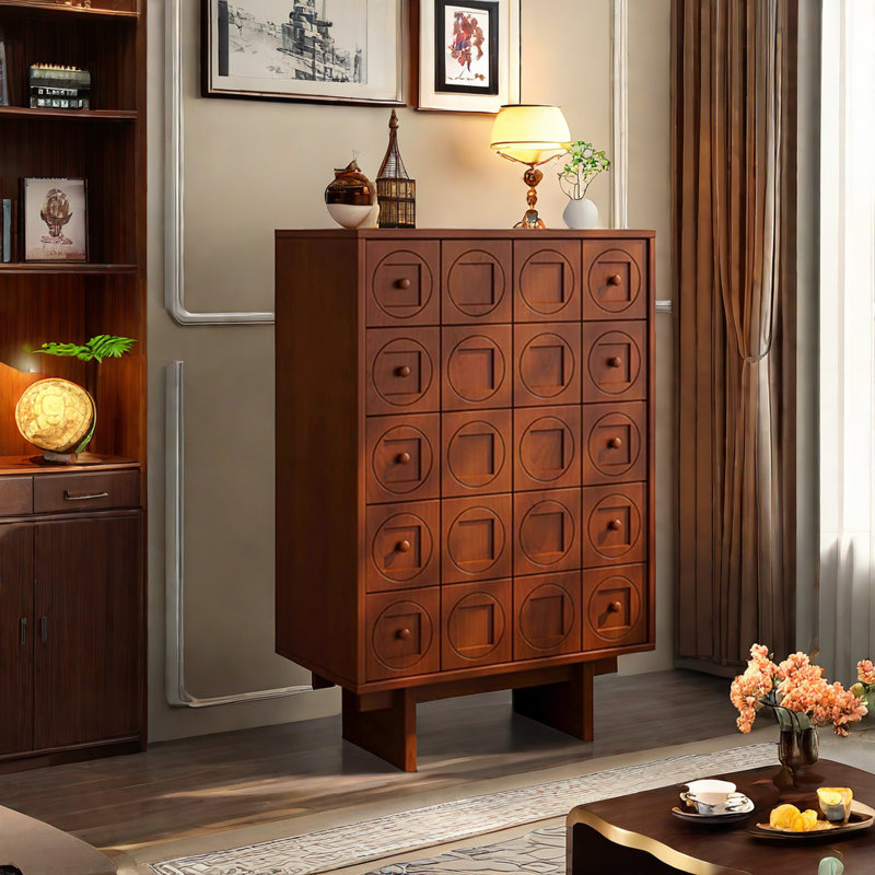 Style Simple Atmosphere Accent Cabinet, Brown