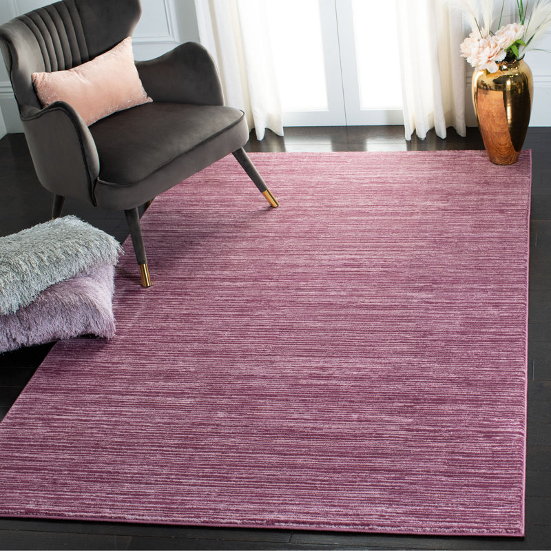 Tapis mauve à motif abstrait Valladolid Mullen, Rectangle 10 pi x 14 pi