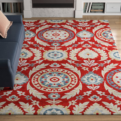 Tapis rouge intérieur / extérieur lavable à la machine Mahaney ACN751