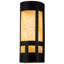 Luminaire d'extérieur à cloison 2 lumières Sutter-125270536