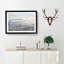'Mist over Snowdonia in Wales' - Picture Frame Graphic Art Print-56859462-56859461