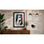 Graphic Cat Portrait Modern - Framed Print-473133261-473133259