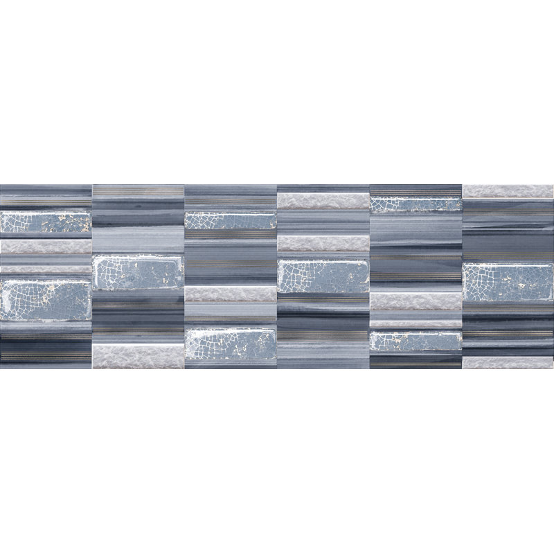 16" x 48" Ceramic Tile Wall Tile, Navy