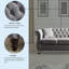 Canapé Chesterfield 80 po en velours 3 places avec accoudoirs roulés-117529088-117529086-117529084